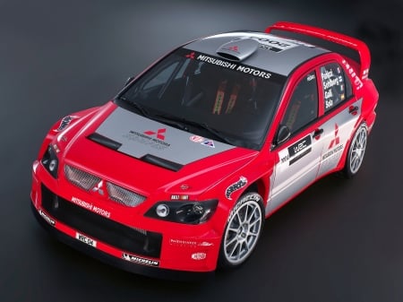 mitsubishi lancer wrc04 - mitsubishi, lancer, japanese, rally