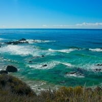 Waves on California Coast