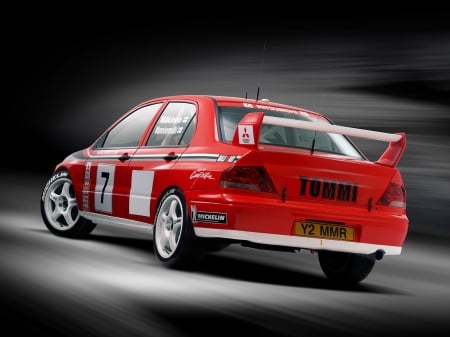 mitsubishi lancer evolution vii wrc - mitsubishi, lancer, evolution, rally