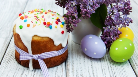 Sweet Cake - easter, sweet, eggs, cak