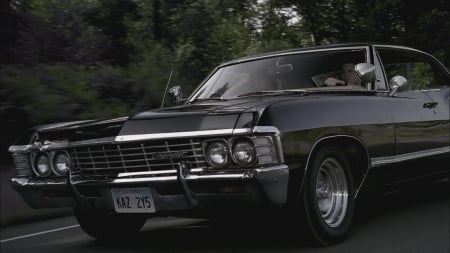 supernatural - sam, car, dean, tv, baby, series