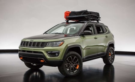 Jeep Trailpass Concept - jeep, green, custom hood graphic, lift