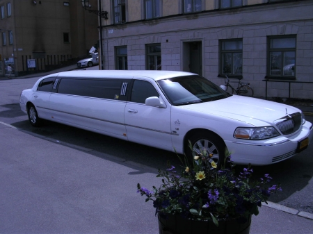 Limousine - luxury, withe, money, long