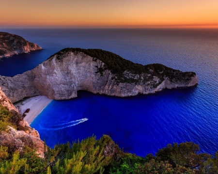 View Of Zakynthos Island - island, ocean, water, nature