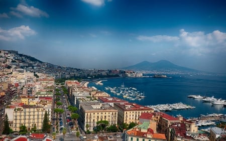 Naples - sea, holiday, italy, naples