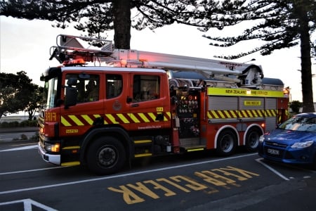 New Zealand fire brigade - new zealand fire brigade, fire engine, rescue, new zealand