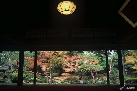 Northern Culture Museum - autumn, japan, scenery, japanese, niigata, garden, museum, indoor