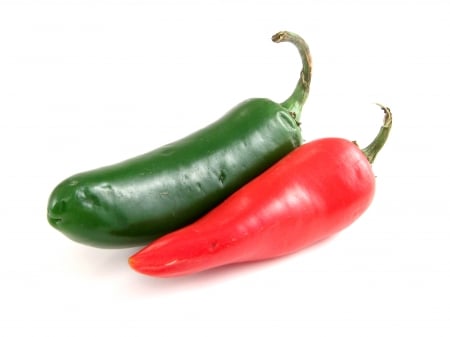 chili peppers - peppers, chili, red, green