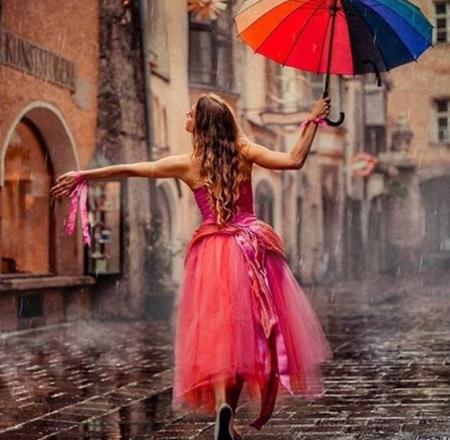 I sing in the rain - people, cool, photography, rain