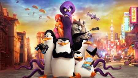 Madagascar - animation, animal, poster, movie, amdagascar, penguin