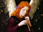 Angel with flute