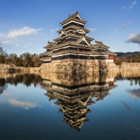 Castle on the Water,Japan