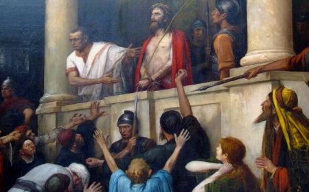 Ecce Homo - christ, jesus, people, good friday, soldiers