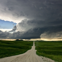 Cloudy Weather on the Road