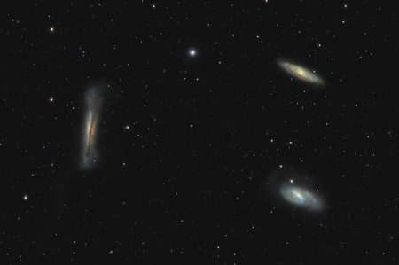 Leo Trio - space, fun, galaxies, stars, cool