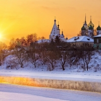 Church Near the River