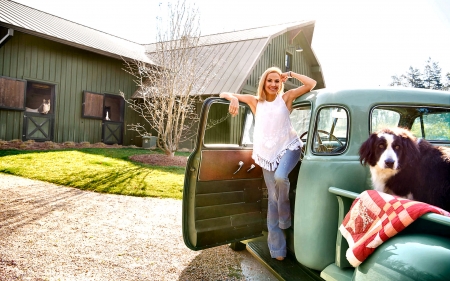 Cowgirl Living. . - style, girls, women, chevy, models, cowgirl, dogs, fun, trucks, blondes, boots, fashion, western, ranch, cheryl crowe, outdoors, female