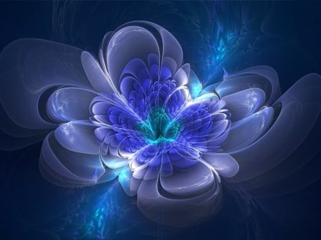 beautiful flower - abstract, background, flower, 3d