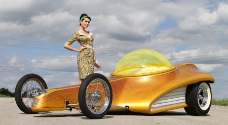 The Baja Bandeeto - bubble top, goldish, custom, model