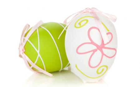 Easter Eggs - easter, holiday, painted, eggs