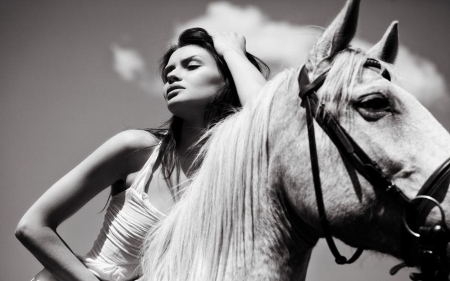 Stressed Cowgirl. . - style, girls, western, women, models, outdoors, horses, cowgirl, fun, female, blondes, fashion