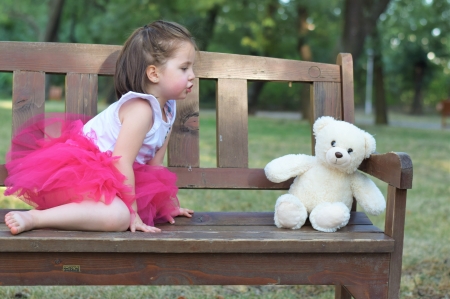 little girl - dainty, pretty, pink, pure, child, fair, princess, face, nice, bonny, kid, childhood, set, beauty, love, baby, Hair, Belle, comely, white, seat, green, cute, wallpaper, people, blonde, grass, DesktopNexus, sightly, beautiful, photography, girl, lovely, sweet, tree, bear, little, adorable, feet