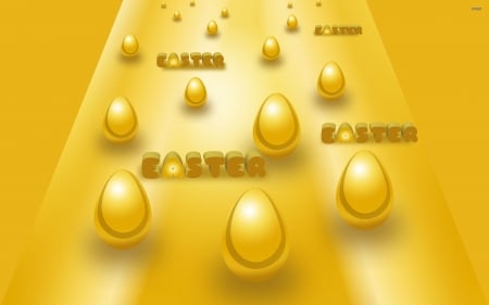 Gold Easter Eggs - Wallpaper, Eggs, Gold, Easater