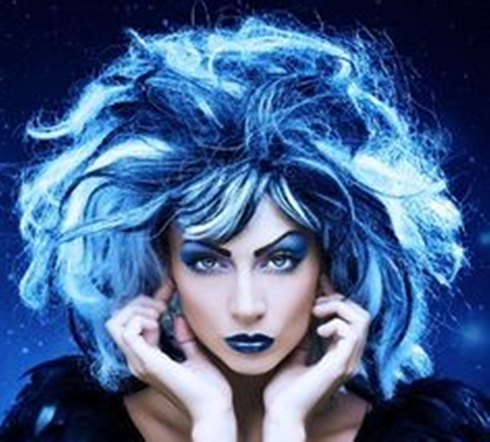 Blue Hair - beauty, people, photography, blue, hair, fashion