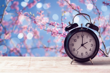 * - spring, pink, abstract, clock