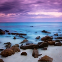 Blue Sea & Purple Twilight