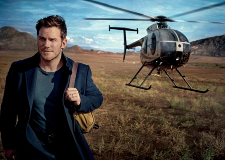 Chris Pratt - Chris Pratt, helicopter, actor, man