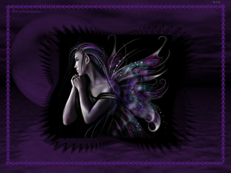 WP purple fairyeye4expersionsdotcom. jpg - wings, purple, fairy, black