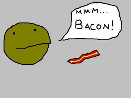 BACON is goooood - food, werid, funny