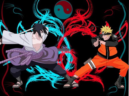 sasuke vs naruto - anime, tv show