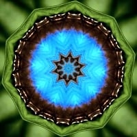 Blue-centered Mandala