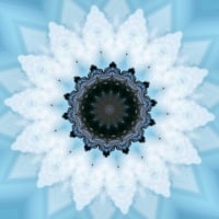 Shades of Blue Mandala