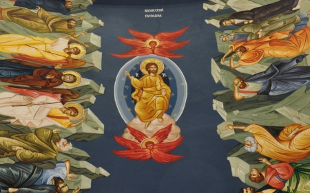 Ascension of Our Lord - ascension, christ, apostles, jesus, mary, angels