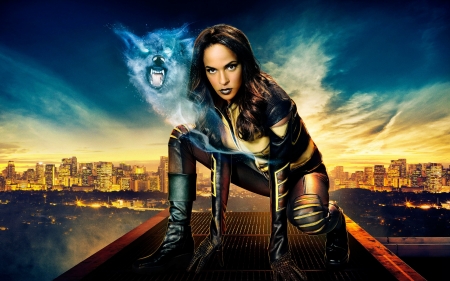 Legends of Tomorrow (TV Series 2016â€“ ) - legends of tomorrow, wolf, woman, actress, girl, tv series, fantasy, vixen