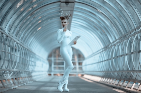 Future Girl - girls, sci fi, glamour photography, science fiction