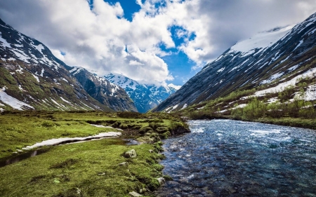 river - fun, river, nature, cool, mountain