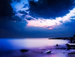 Rocky Beach at Sunset