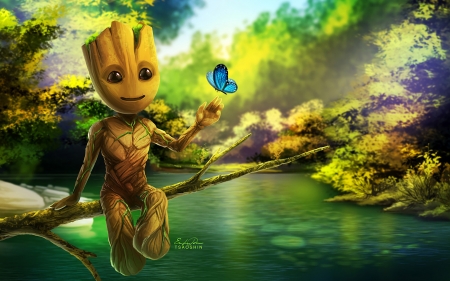 Baby Groot - groot, 2017, baby, marvel