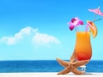 Cocktail on beach