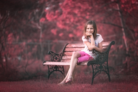 little girl - dainty, pretty, Autumn, pink, pure, child, fair, princess, face, nice, bonny, kid, childhood, set, beauty, baby, Hair, Belle, comely, white, nature, seat, cute, wallpaper, fun, people, blonde, DesktopNexus, sightly, beautiful, photography, girl, lovely, sweet, tree, smile, little, adorable, feet