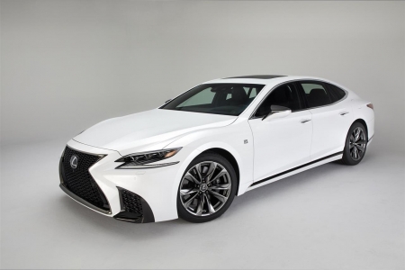 2018 Lexus LS 500 F Sport - white, sporty, lexus, 2018