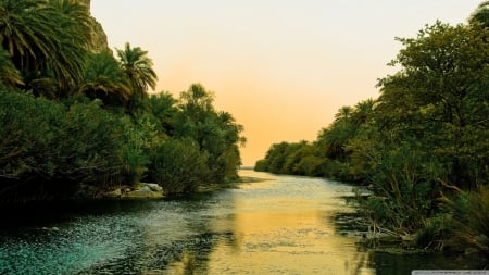 Gorgeous River - Mountain, River, Tree, Sky