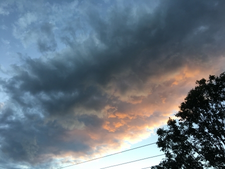 Storm coming - fluffy, big, nature, cloud, sky