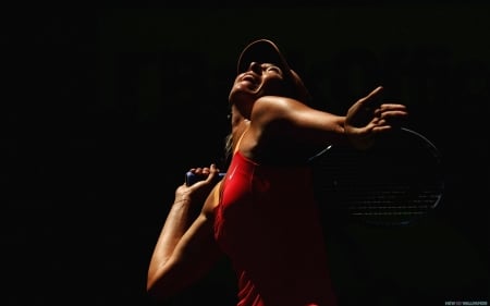 tennis player - racket, girl, tennis, player