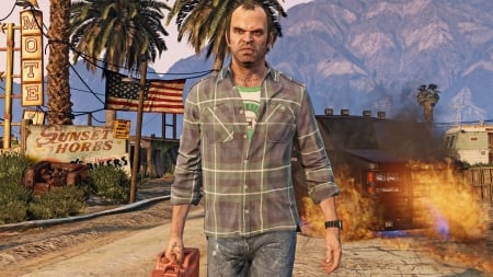 Grand Theft Auto 5 - trevor phillips, video game, gta v, gta 5, gaming, grand theft auto v, grand theft auto 5, open world, game