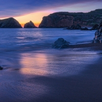 Ocean Washing the Beach